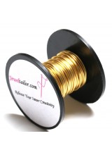 4-24 Metres Champagne Gold Plated 1mm (18 Gauge) Aluminium Stay Bright Craft Wire ~ Jewellery Making Essentials